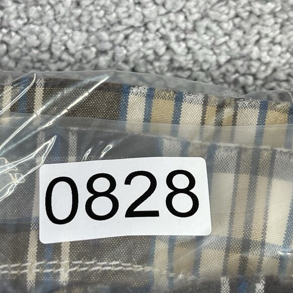 American Eagle Cargo Shorts Men’s 36 Brown Plaid Pockets Preppy Vintage - Picture 11 of 11